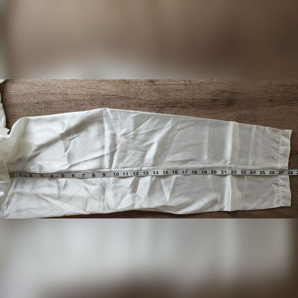 Vintage Victoria's Secret Gold Label Silky Cream Pajama Set Women's Medium - Picture 10 of 10